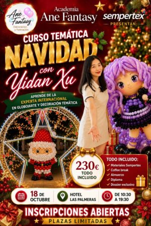 Curso Temática Navidad con Yidan Xu – Fuengirola (Hotel Las Palmeras) | 18 de Octubre