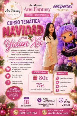 Curso Temática Navidad con Yidan Xu – Fuengirola (Hotel Las Palmeras) | 18 de Octubre
