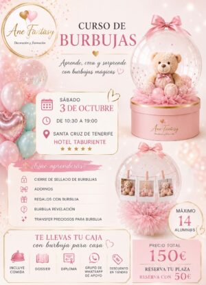 Curso de Burbujas – Santa Cruz de Tenerife | 3 de Octubre